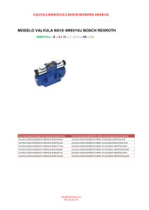 VALVULA BOSCH REXROTH 4WEH10J