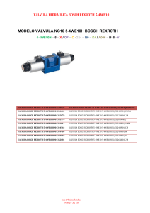 VALVULA BOSCH REXROTH 5-4WE10H