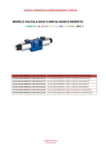 VALVULA BOSCH REXROTH 5-4WE10J