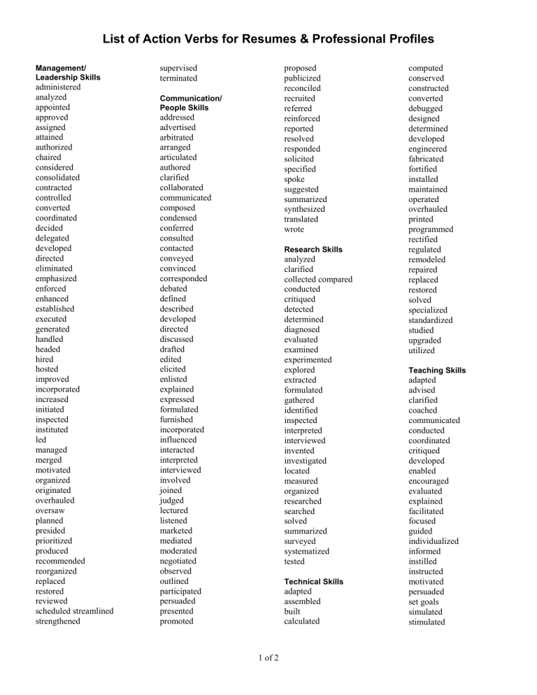 action-verbs-for-resumes