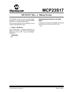 MCP23x17 errata