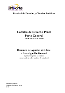 Resumen Penal General - Paraguay