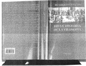 Breve Historia de la Filosofia, de Humberto-Giannini