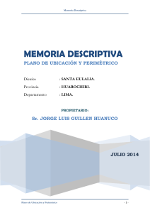MEMORIA DESCRIPTIVA -  Sr Jorge Guillen v0.3