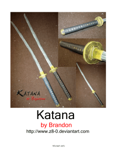 Katana Letter Lined