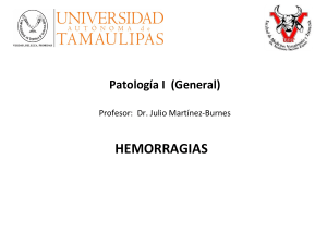 III. Hemorragias y trombosis