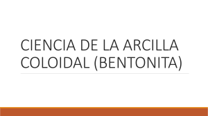 CIENCIA DE LA ARCILLA COLOIDAL (BENTONITA) pt1