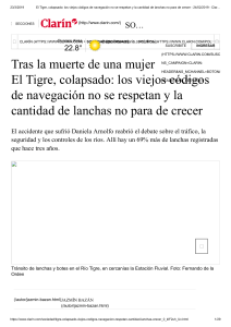 El Tigre, colapsado  los viejos códigos de navegación no se respetan y la cantidad de lanchas no para de crecer - 24 02 2019 - Clarín.com
