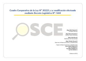 Cuadro Comparado Ley 30225 DL 1444 vf