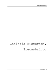 Geologia Historica Precambrico