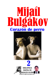 Bulgakov- Corazon de Perro