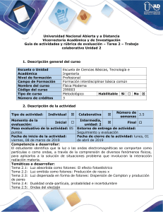 Guía de actividades y rúbrica de evaluación - Tarea 2 - Trabajo colaborativo Unidad 2