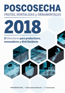 Directorio Poscosecha 2018 para productores envasadores y distribuidores