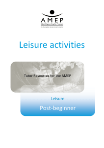 19.Post-beginner-Leisure-Leisure activities