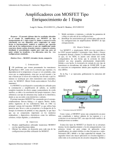 Informe Practica 4 (MOSFET) - Electronica II
