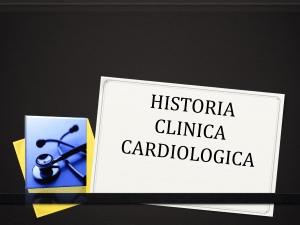HISTORIA CLINICA CARDIOLOGICA