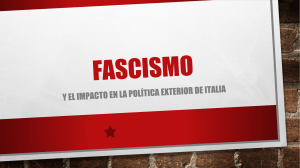 Mussolini y el Fascismo 