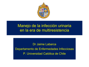 Infeccion Urinaria. Multiresistencia