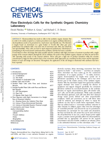 Chem. Rev. 2018, 118, 4573−4591 Celda de flujo para electroquímica sintetica-review