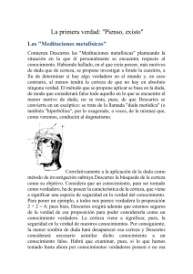 Descartes: Pienso, Existo - Análisis de las Meditaciones Metafísicas