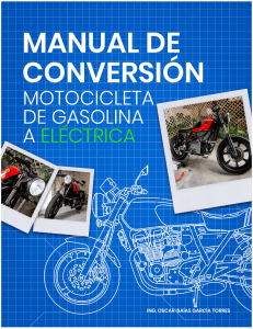 Como hacer una motocicleta eléctrica 1era Edicion Oscar Garcia