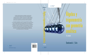 &Aacute;lgebra y Trigonometr&iacute;a con Geometr&iacute;a Anal&iacute;tica