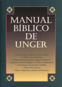 MANUAL BIBLICO UNGER