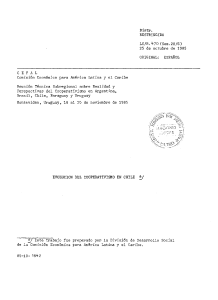 CEPAL (1985) - Evolución del cooperativismo en Chile