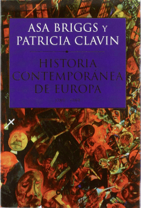 Historia contemporánea de Europa 1789-1989