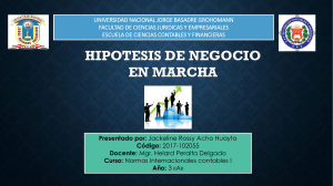 HIPOTESIS DE NEGOCIO EN MARCHA oficial