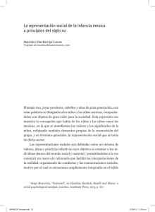 Diaz, A. La representacion social de la infancia mexicana a principios del siglo XVI