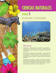 Ecolog&iacute;a y Geolog&iacute;a: Unidad Did&aacute;ctica de Ciencias Naturales
