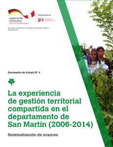 La experiencia de gestión territorial compartida en el departamento de San Martín ( )