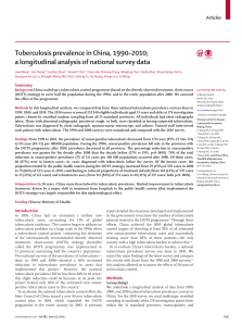 Tuberculosis prevalence