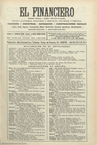 Revista El Financiero (Madrid). 26-1-1923, n.º 1.139 