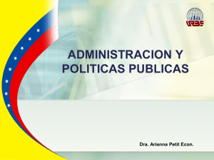 presentacion ADMINISTRACION Y POLITICAS PUBLICAS