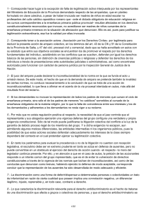 CASTILLO c. PROV. DE SALTA - AMPARO COLECTIVO. LEGITIMACION ACTIVA. MADRES DE NIÑOS NO PROFESANTES DEL CULTO CATOLICO (1)