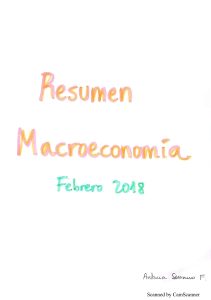 Resumen Macroeconomía