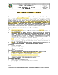 Gu&iacute;a Acad&eacute;mica IMOC (Par&aacute;lisis Cerebral) - Universidad Nacional