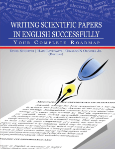 Ethel Schuster, Haim Levkowitz, Osvaldo N. Oliveira Jr (eds.)-Writing Scientific Papers in English Successfully  Your Complete Roadmap-hyprtek (2014)
