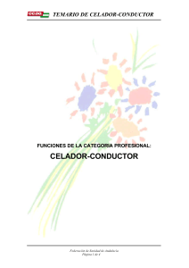 Funciones de Celador-Conductor