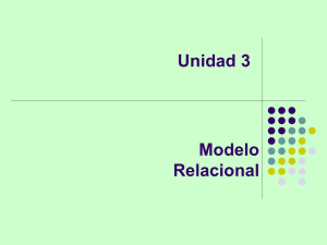 Introducción al Modelo Relacional de Bases de Datos