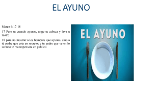 EL AYUNO