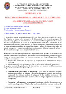 LAB 00 INDUCCIÓN DE SEGURIDAD EN LABORATORIO DE ELECTRICIDAD