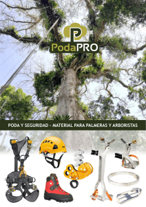 Catálogo PODAPRO - Equipamiento Poda - Arboricultura - Equipo Palmeras - Bicicleta Poda Palmeras 