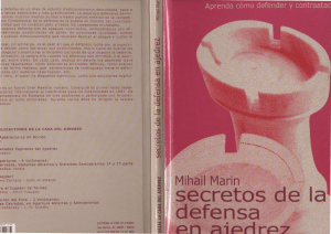 9- Los Secretos de la Defensa en Ajedrez por Mihail Marin