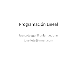 03 - Programacion Lineal