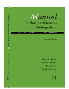 Manual Citas Referencias Bibliográficas 2015
