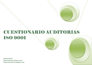 Check list Cuestionario Auditoria