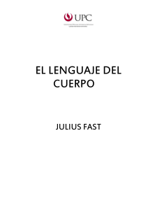 MANUAL -  J.Fast - El Lenguaje del cuerpo